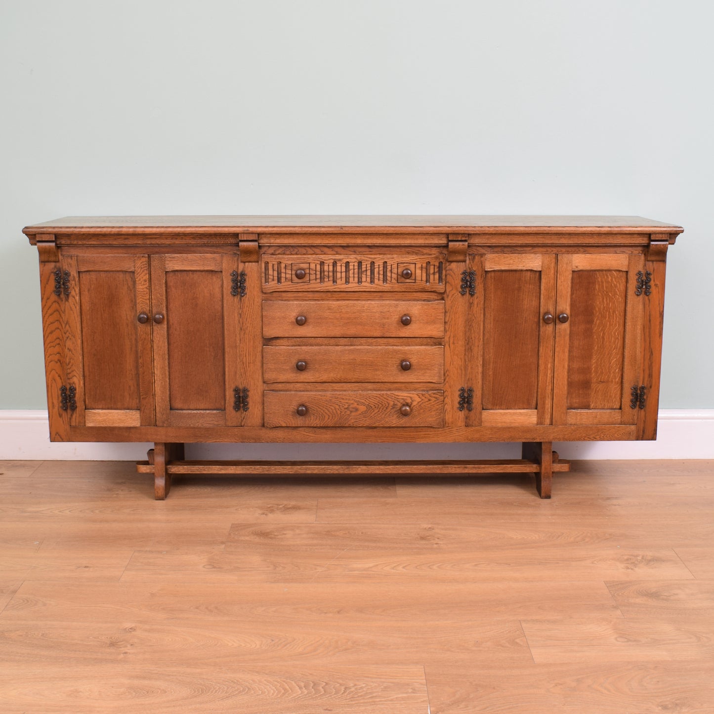 Large Restored Oak Sideboard