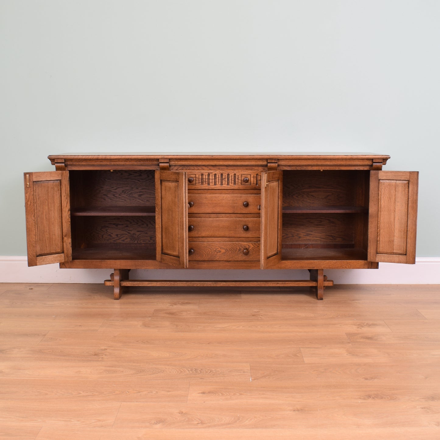 Large Restored Oak Sideboard