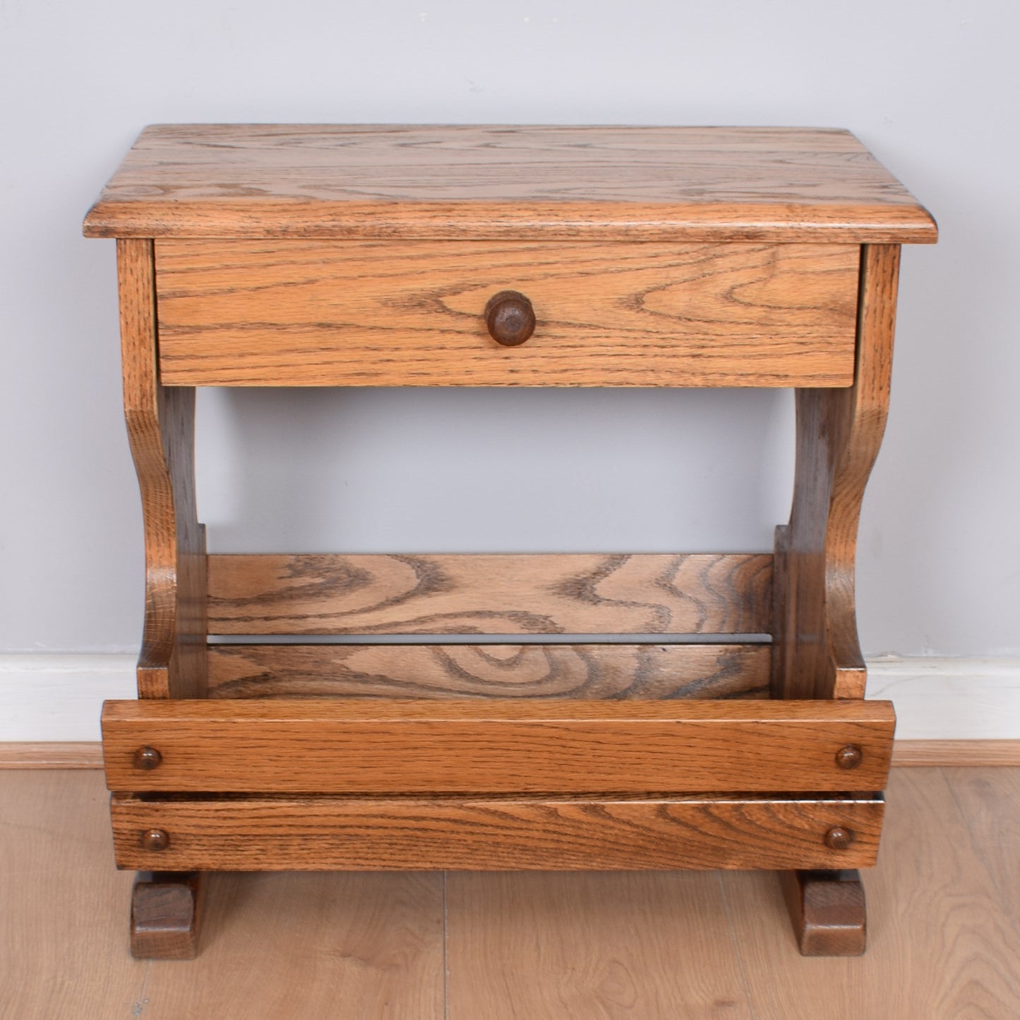 Oak Magazine Rack