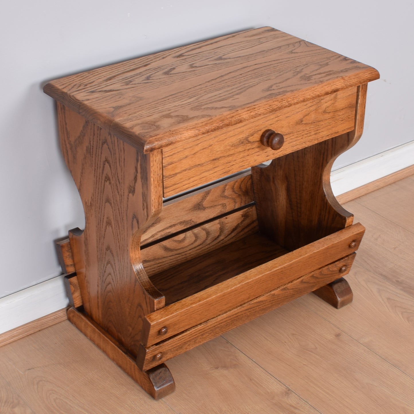 Oak Magazine Rack