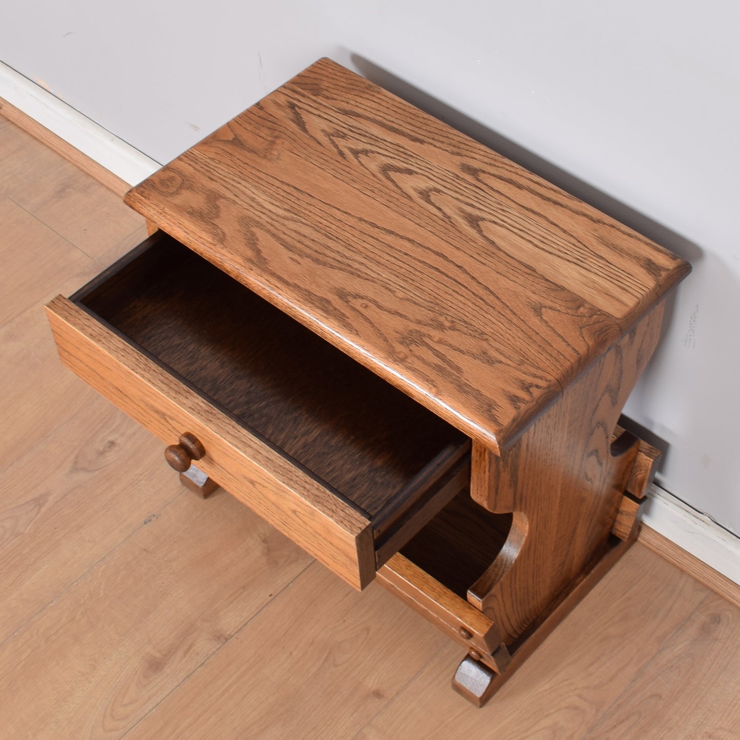 Oak Magazine Rack