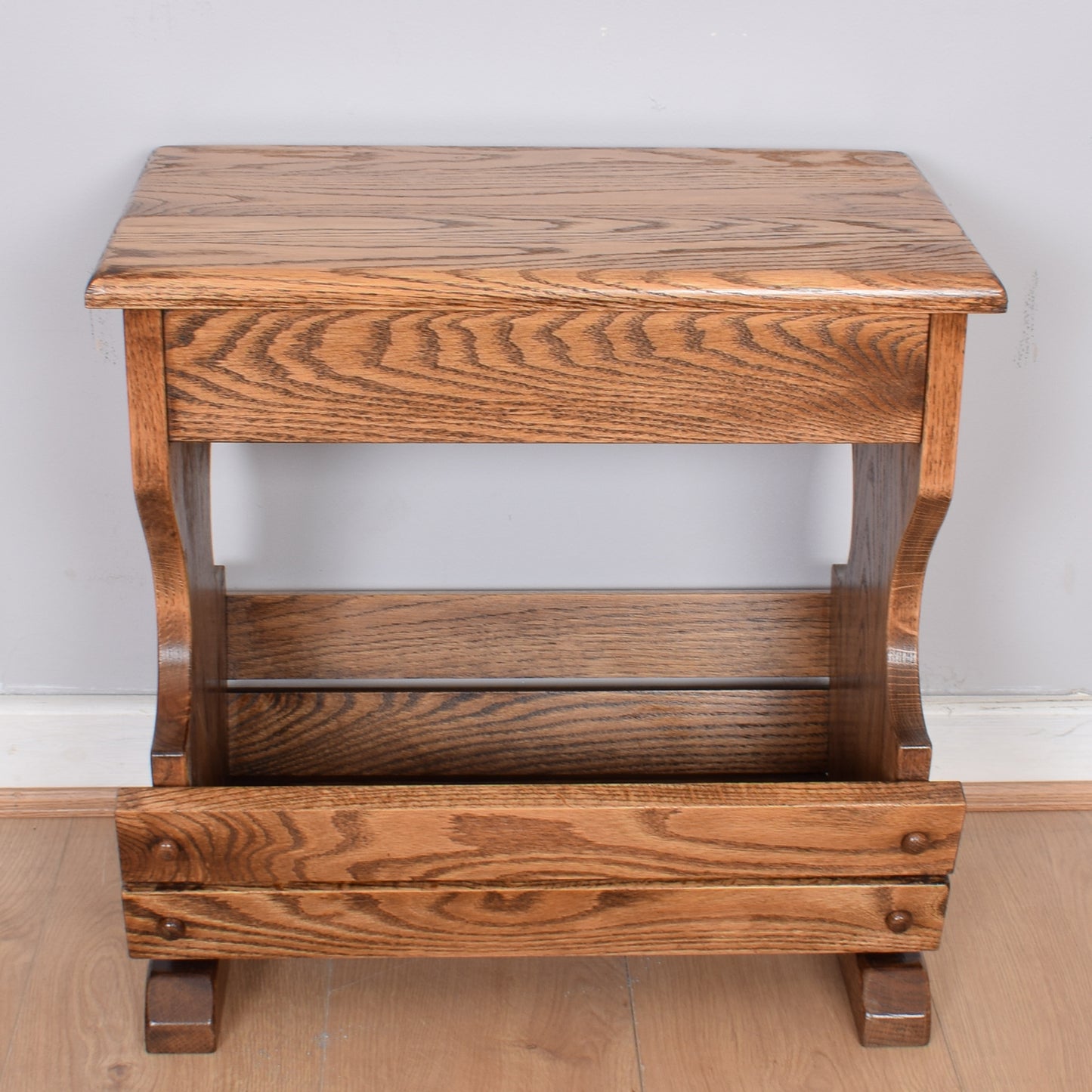 Oak Magazine Rack