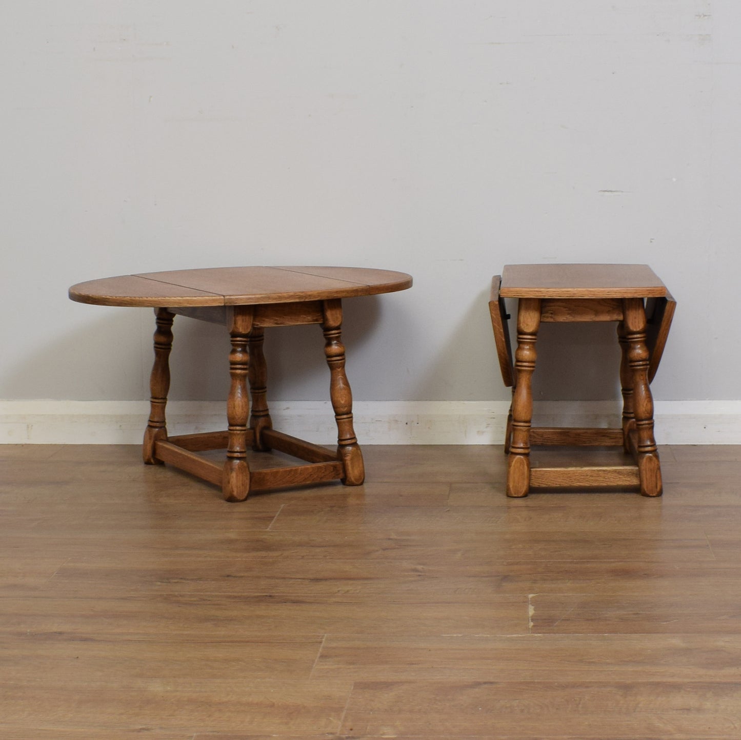 Pair Of Small Drop Leaf Tables