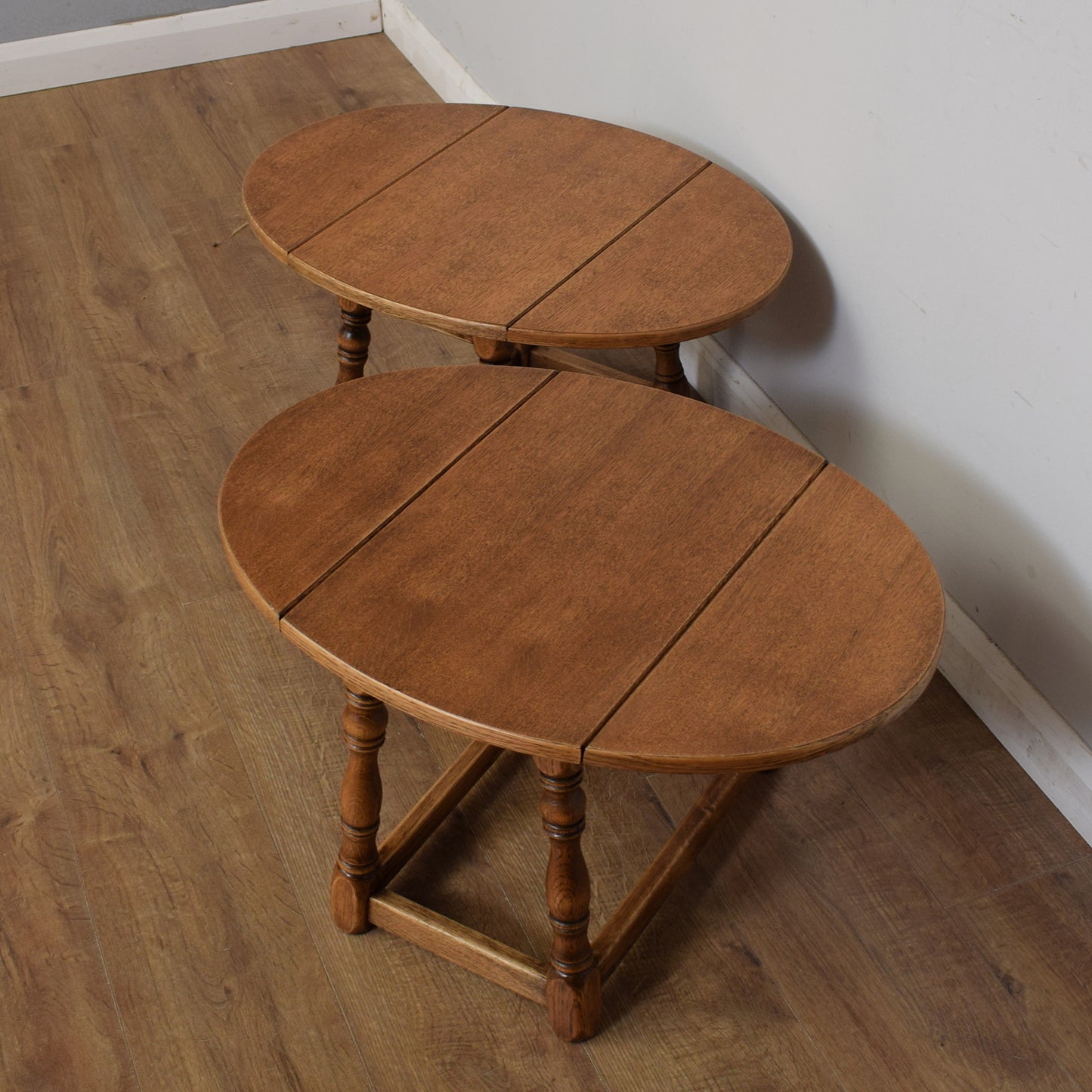 Pair Of Small Drop Leaf Tables
