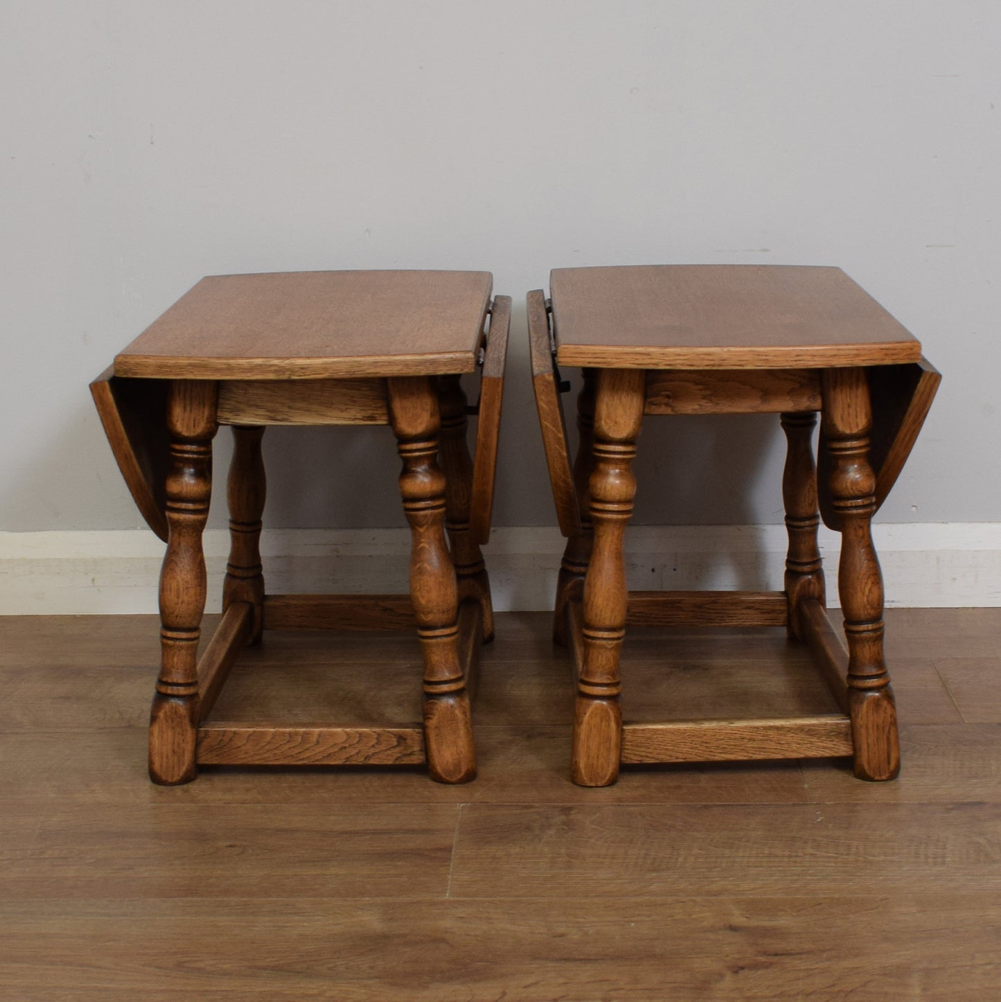 Pair Of Small Drop Leaf Tables