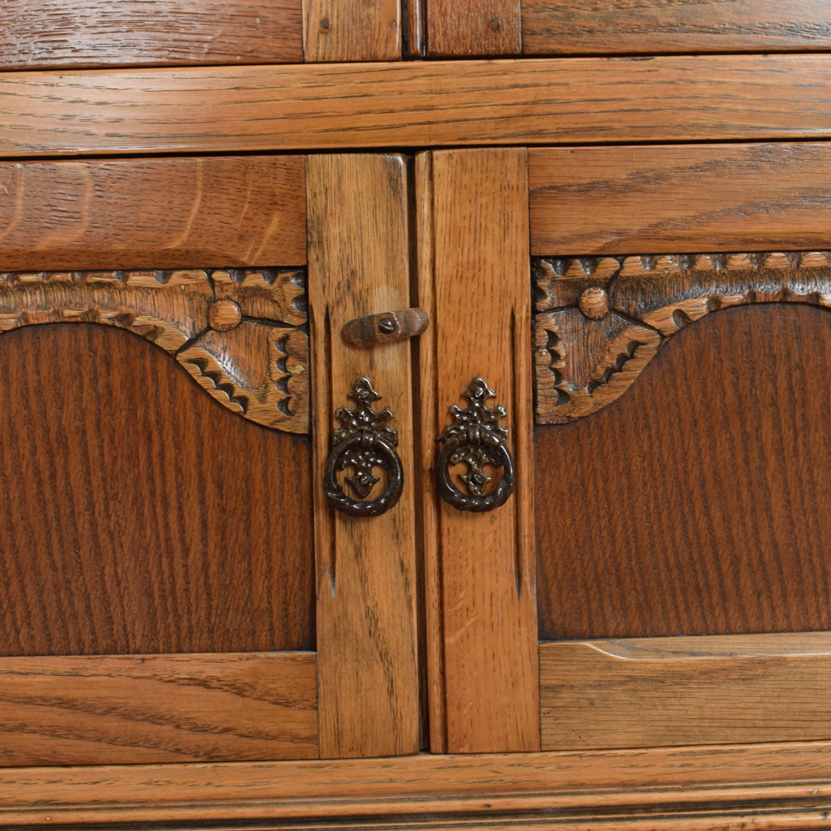 Restored Corner Glazed Cabinet
