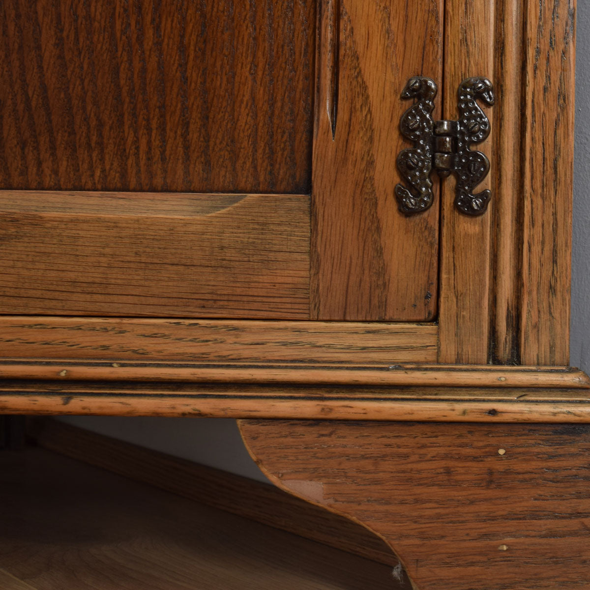 Restored Corner Glazed Cabinet