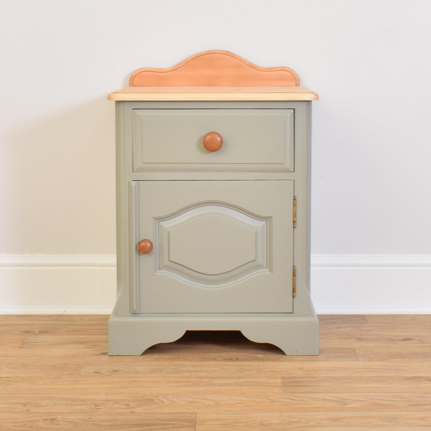 Pair Painted Bedsides