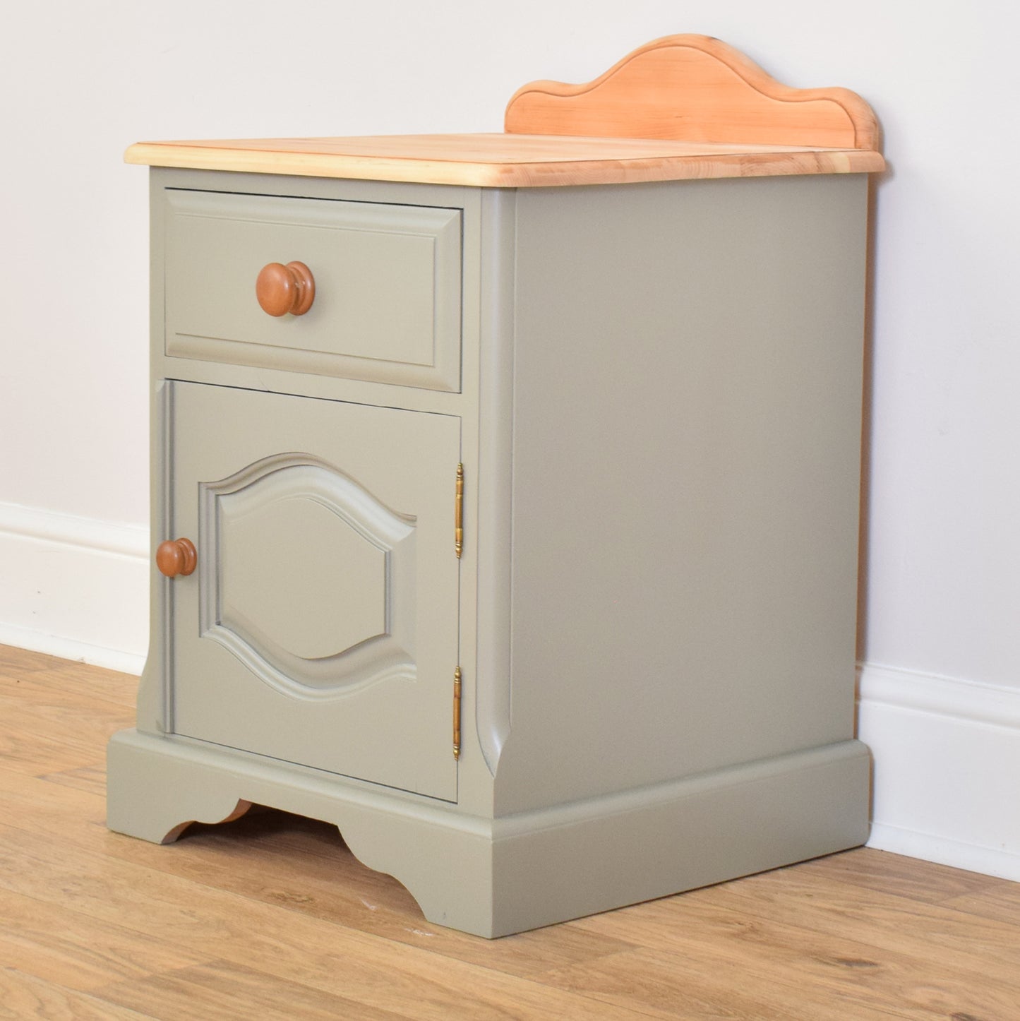 Pair Painted Bedsides