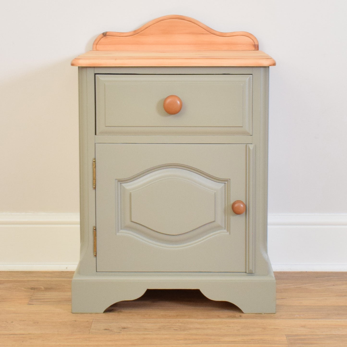 Pair Painted Bedsides