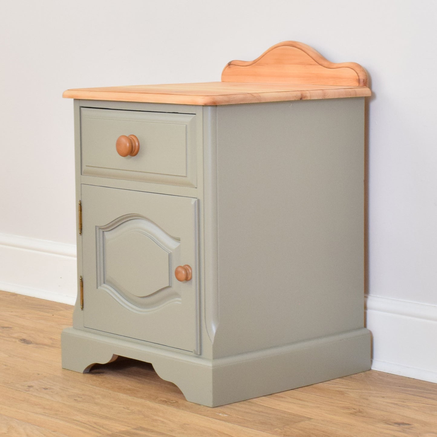 Pair Painted Bedsides