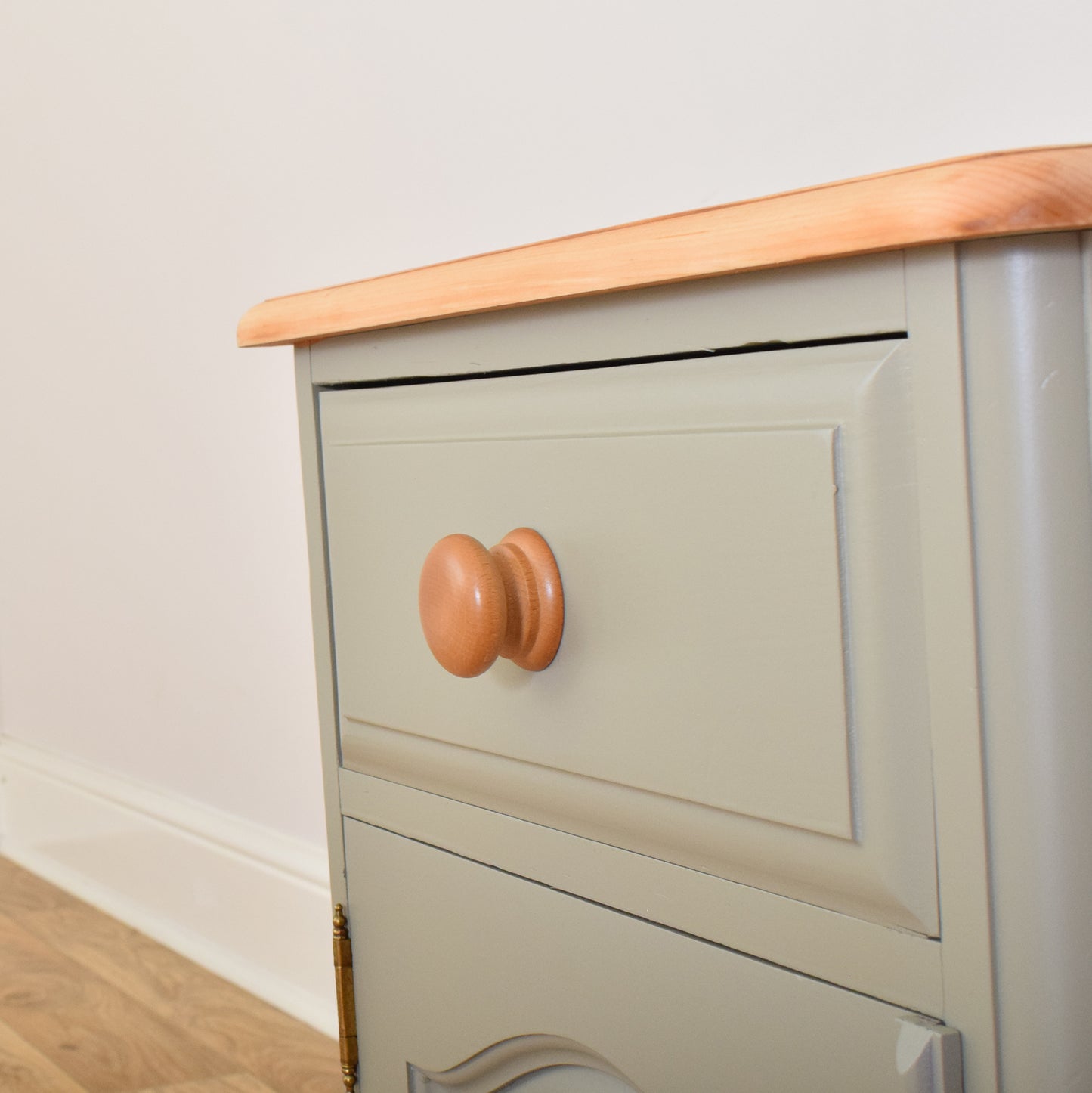 Pair Painted Bedsides