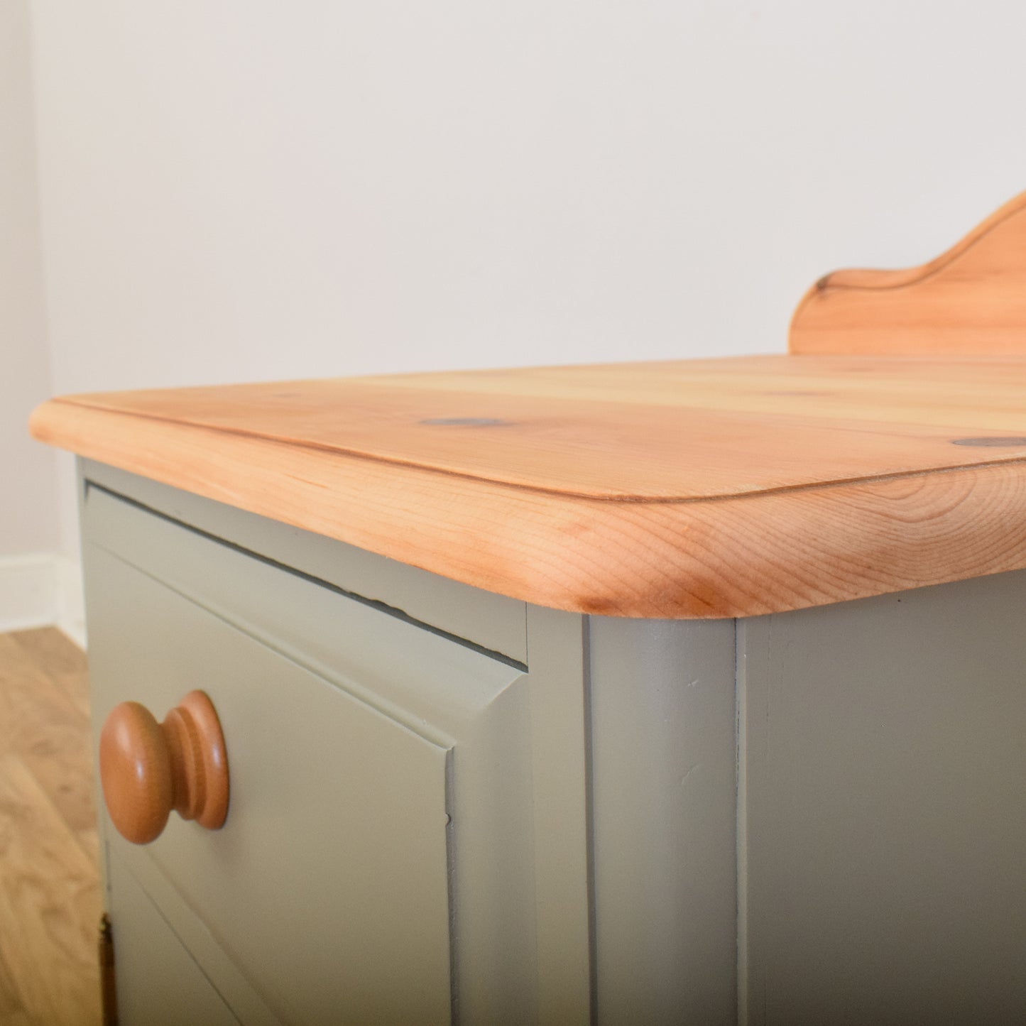 Pair Painted Bedsides