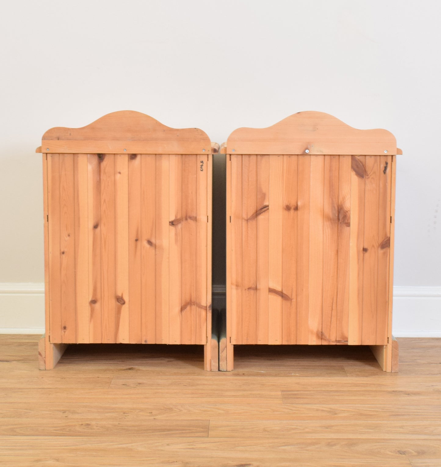 Pair Painted Bedsides