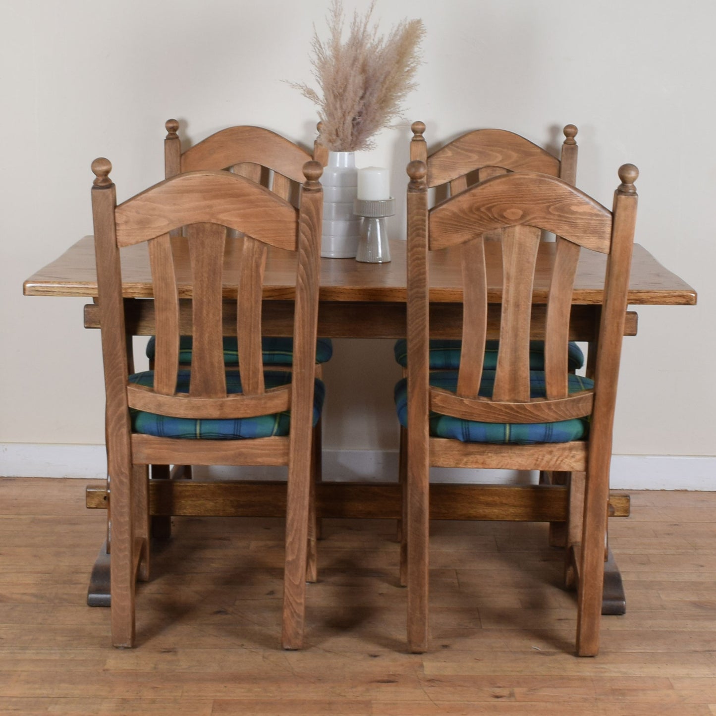Dutch Oak Table and four