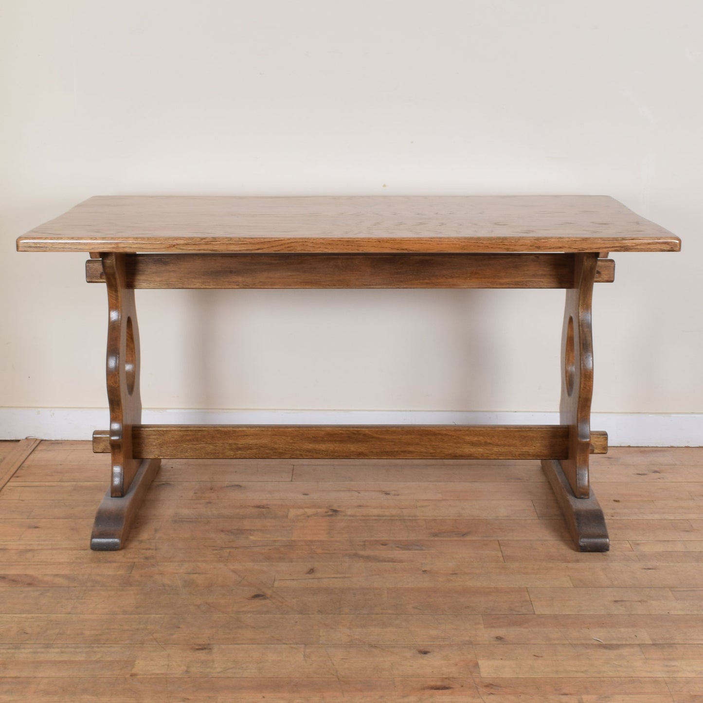 Classic Oak Table and Four Chairs