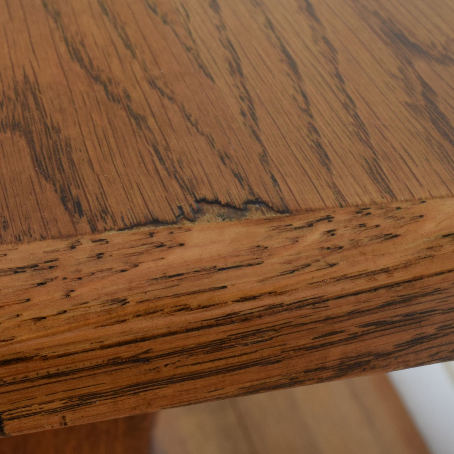 Dutch Oak Table and four