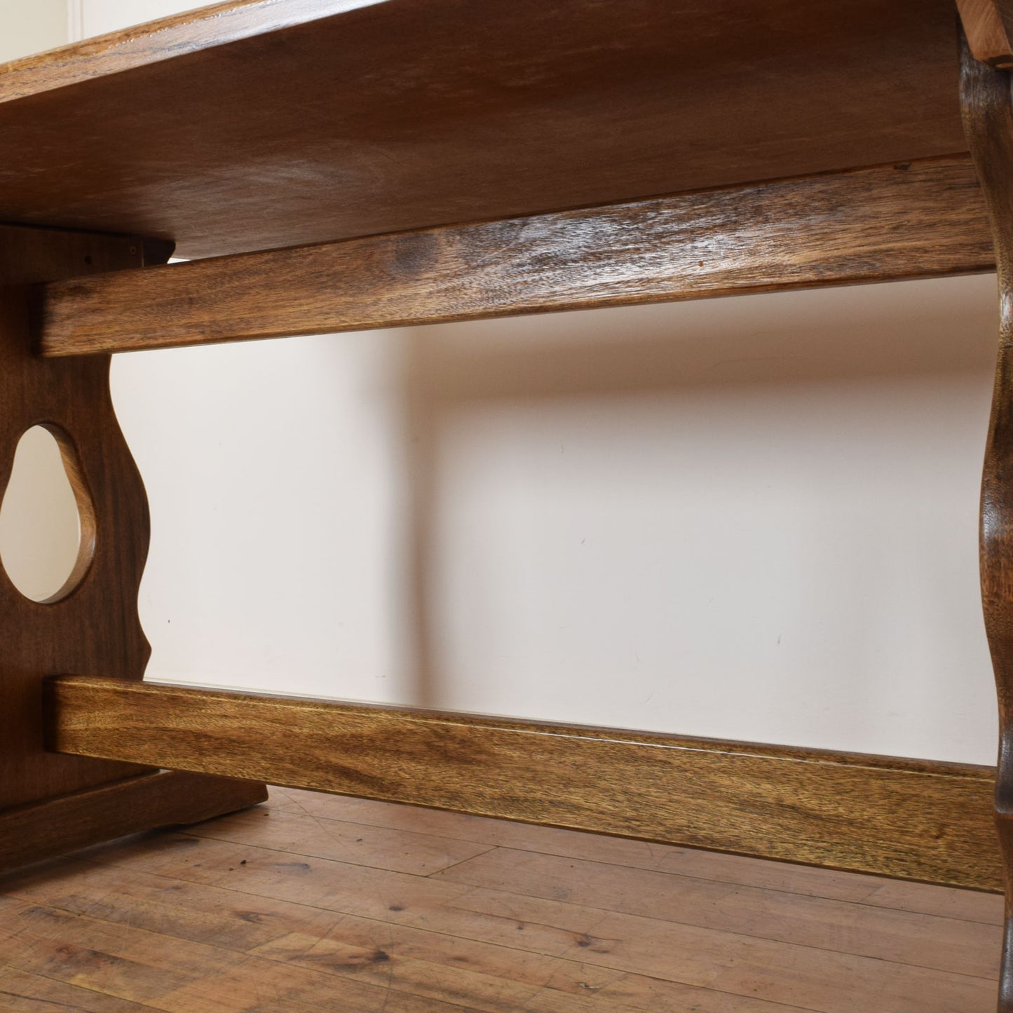 Classic Oak Table and Four Chairs