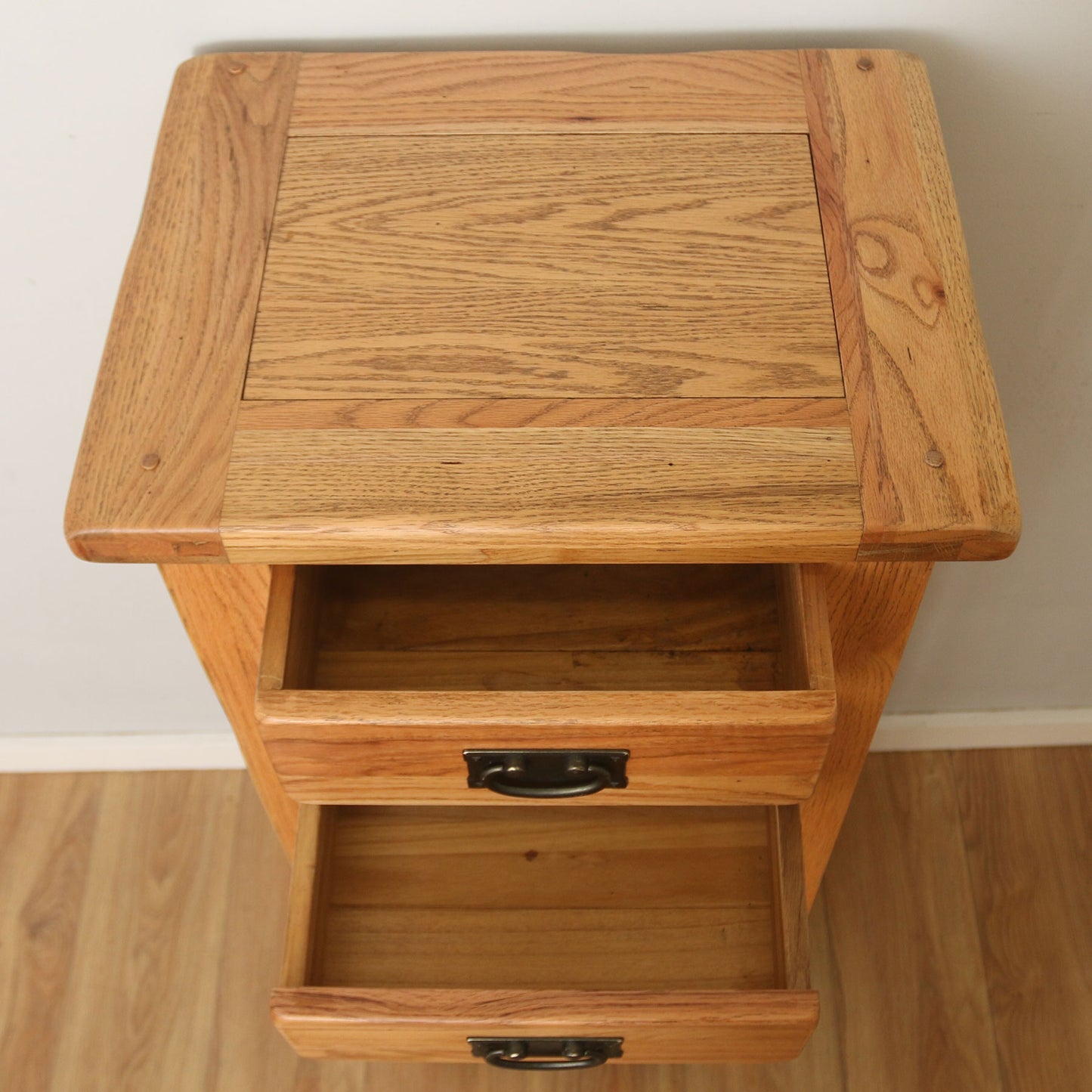 Tall Oak Chest of Drawers