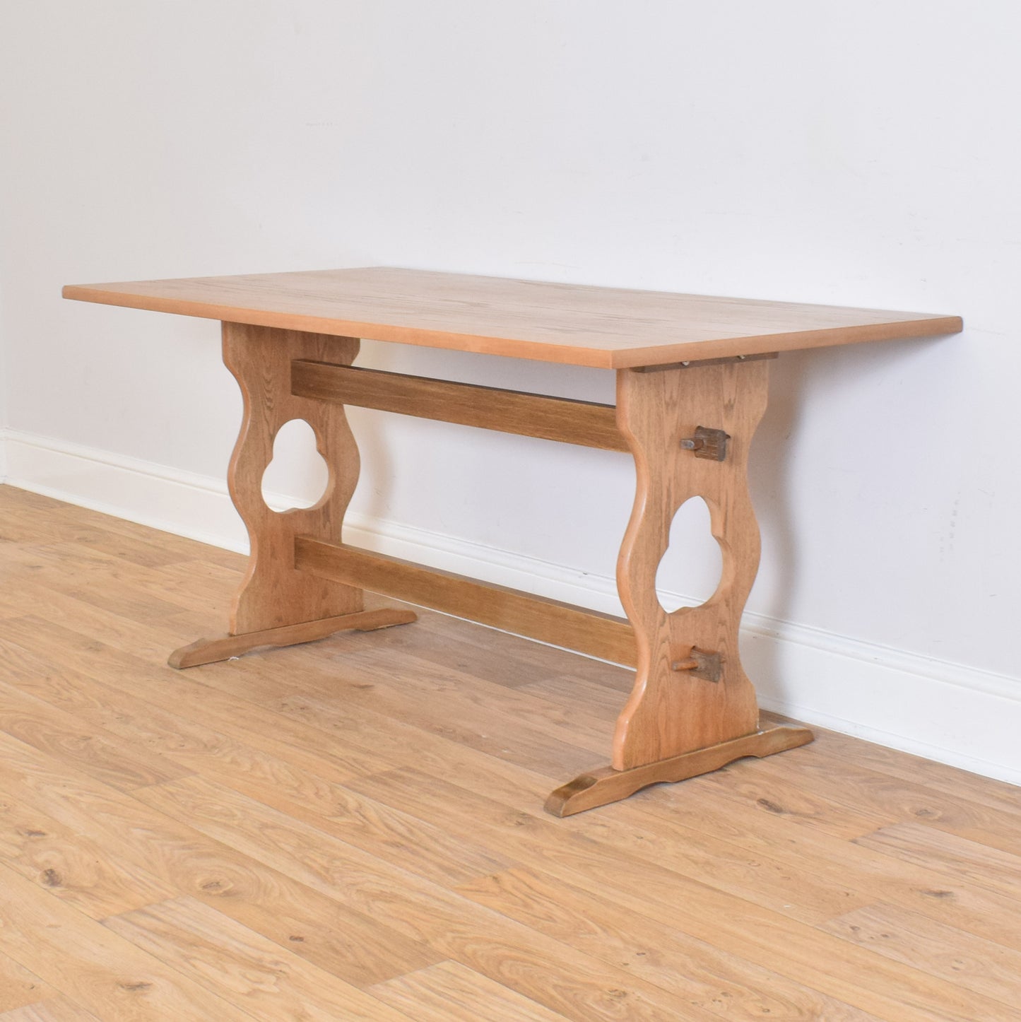 Oak Table And Four Chairs