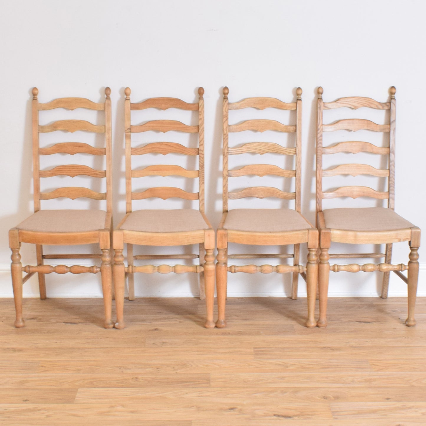 Oak Table And Four Chairs