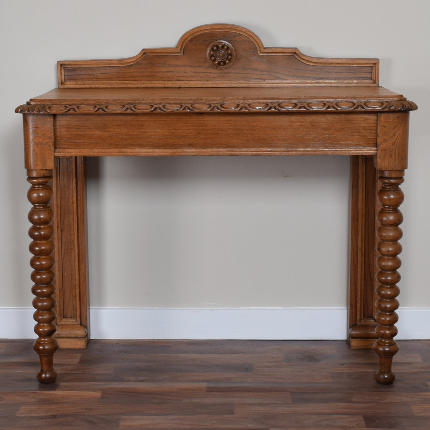 Carved Victorian Console Table