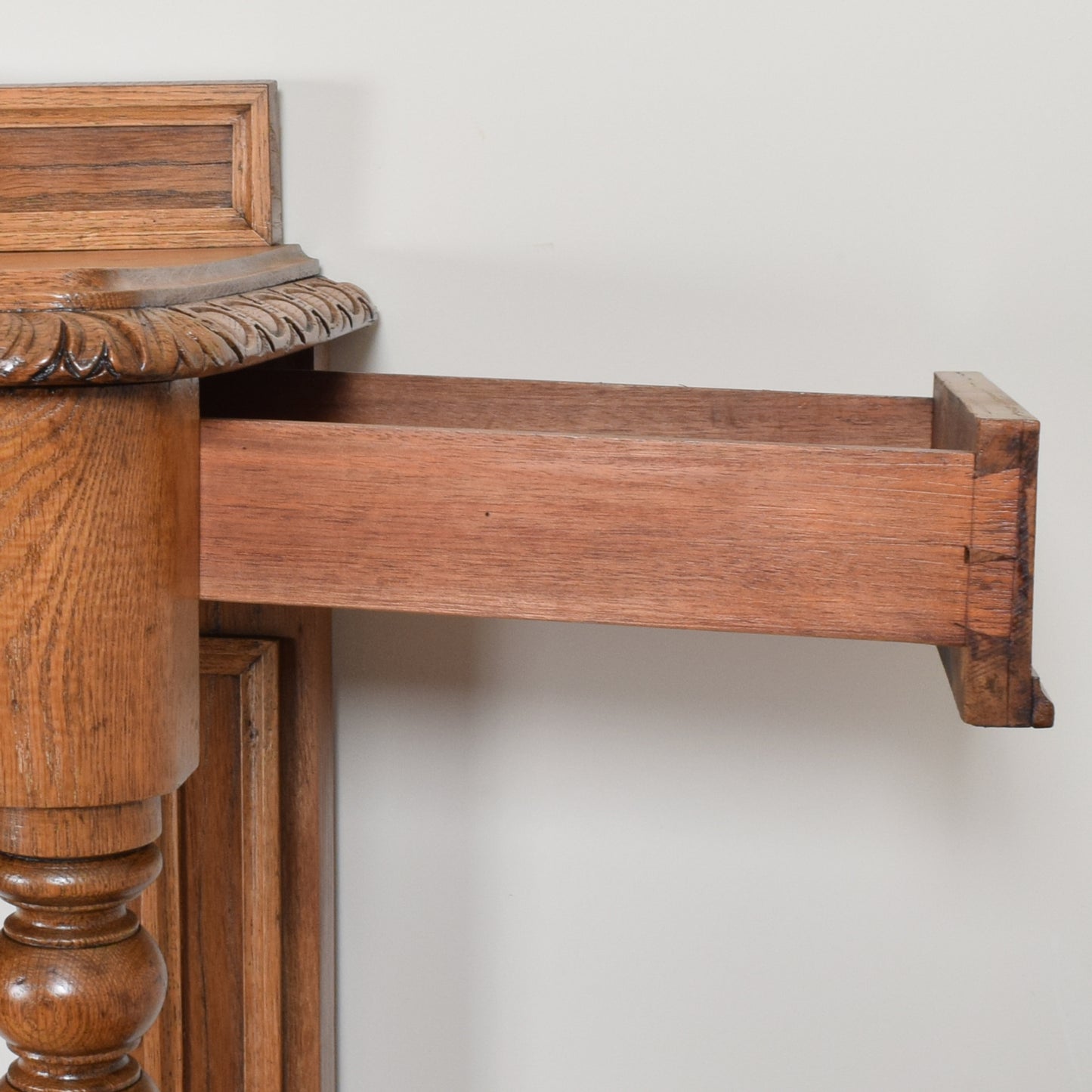 Carved Victorian Console Table