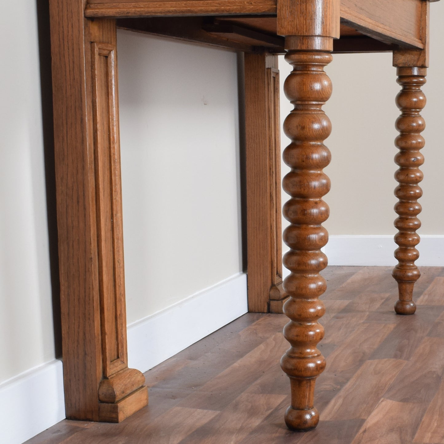 Carved Victorian Console Table