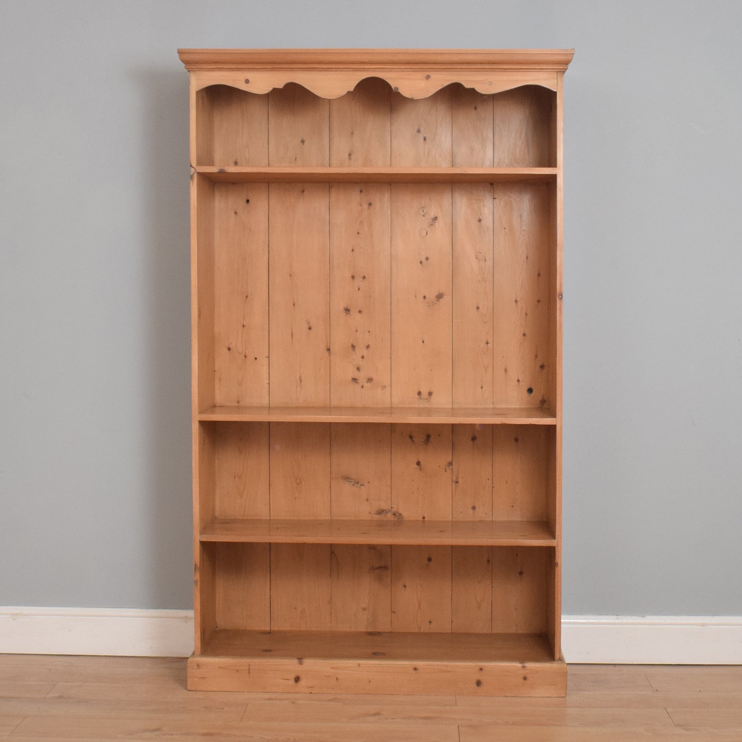 Large Solid Pine Bookcase