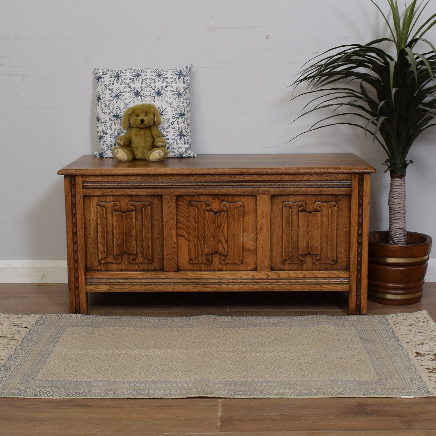 Restored Oak Blanket Chest
