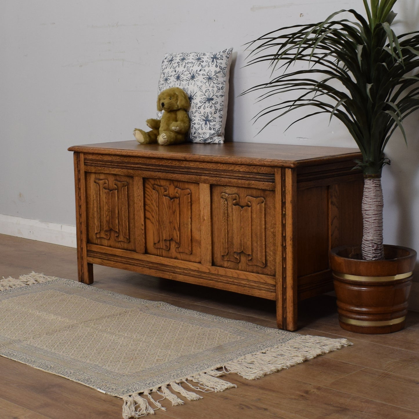 Restored Oak Blanket Chest
