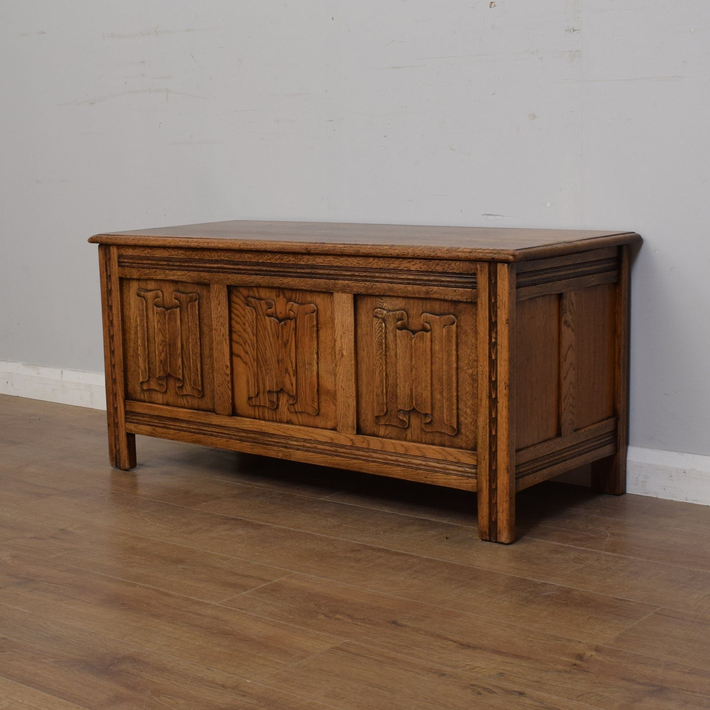 Restored Oak Blanket Chest