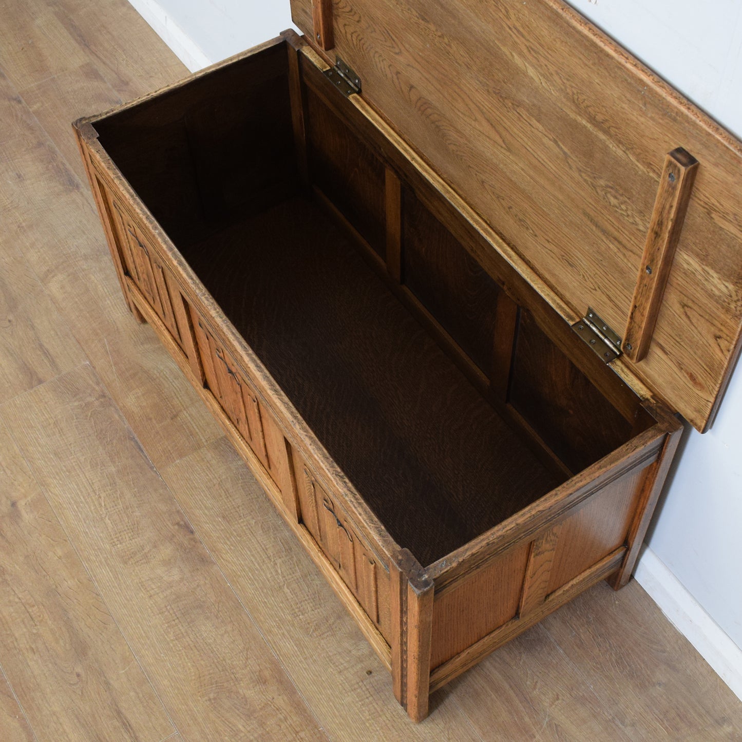 Restored Oak Blanket Chest
