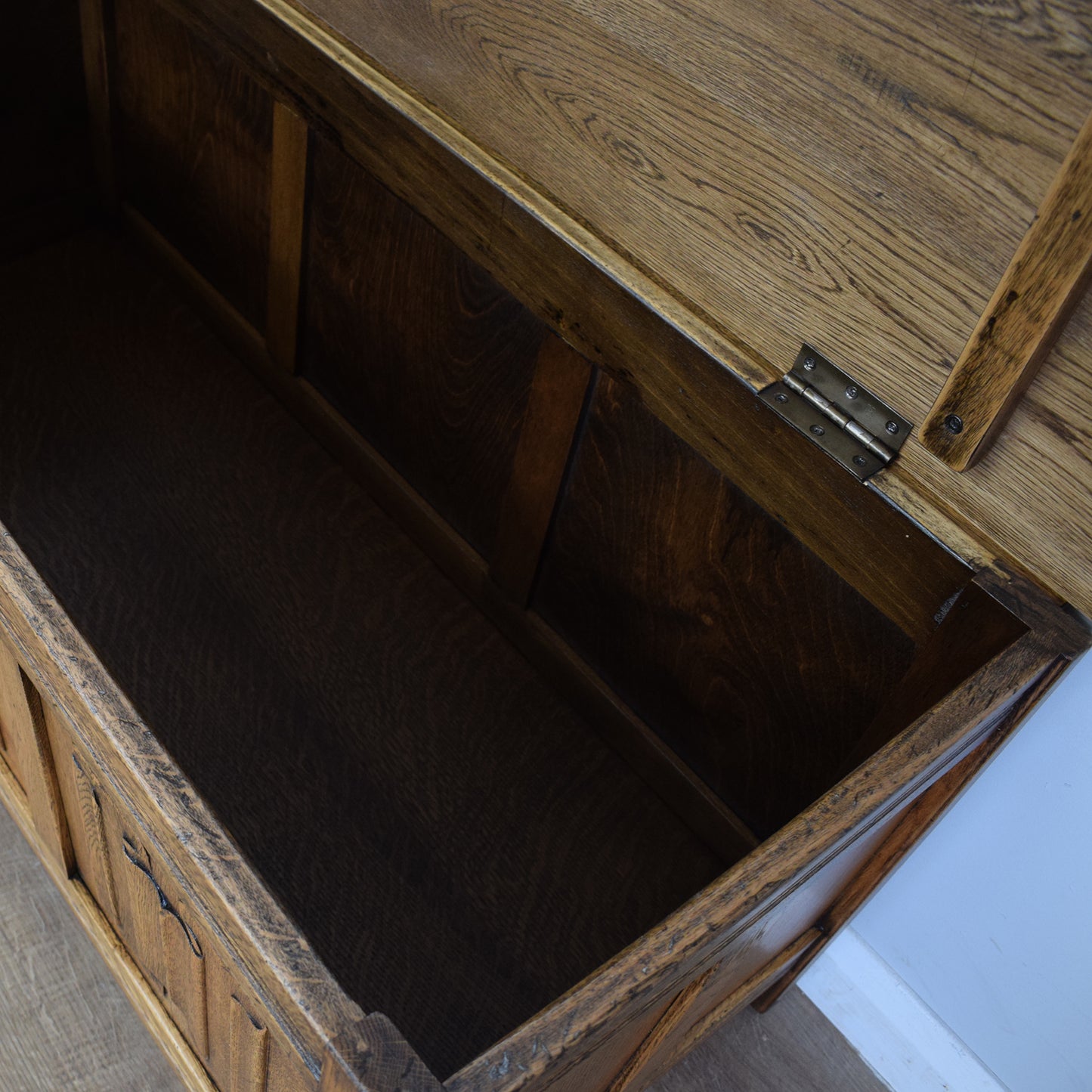 Restored Oak Blanket Chest