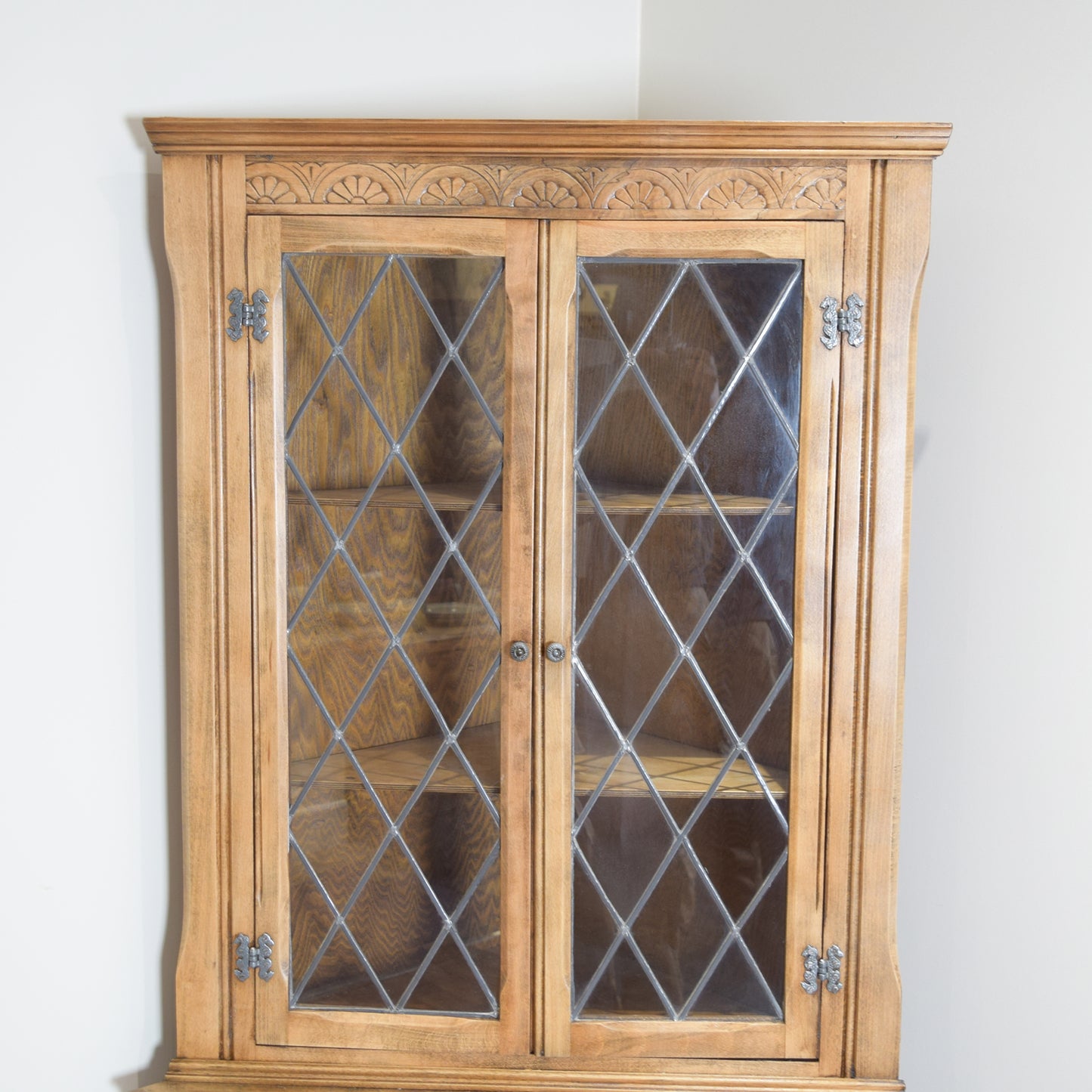 Restored Oak Corner Unit