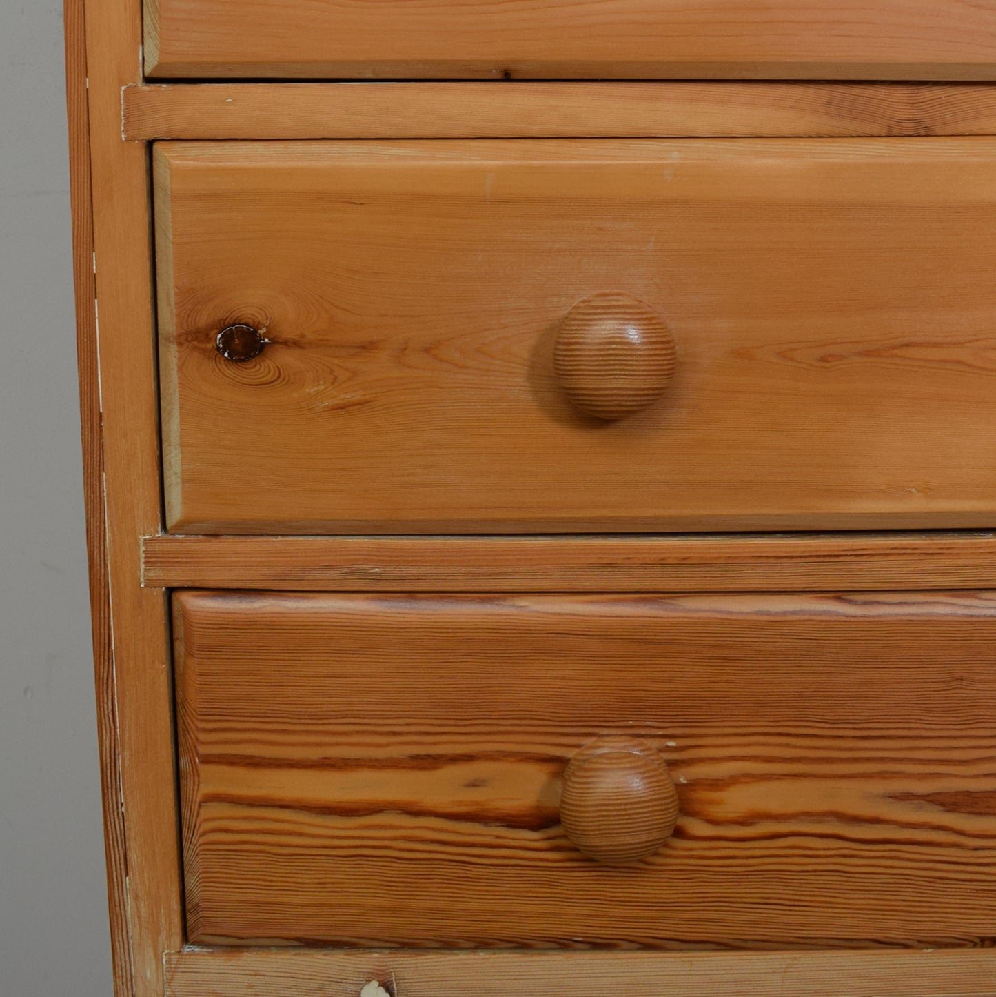 Antique Victorian Pine Chest Of Drawers