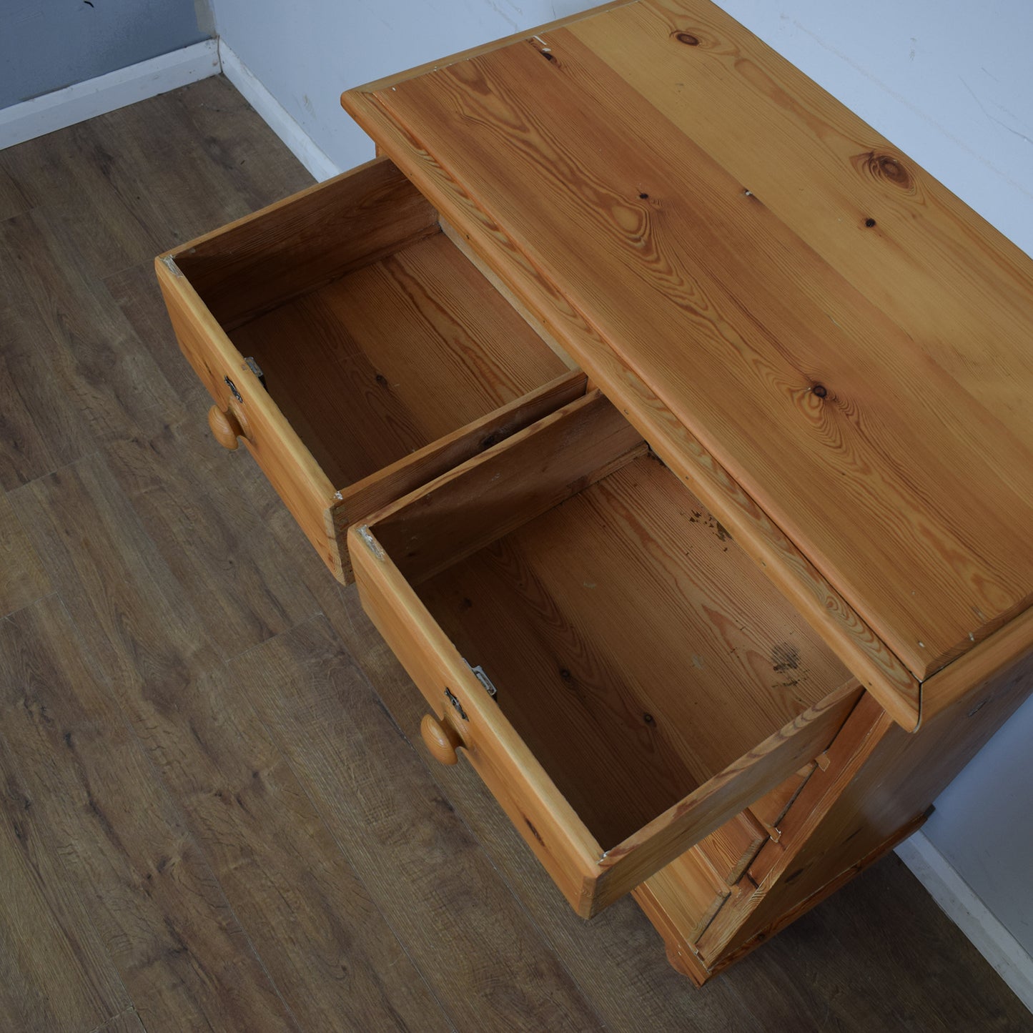 Antique Victorian Pine Chest Of Drawers