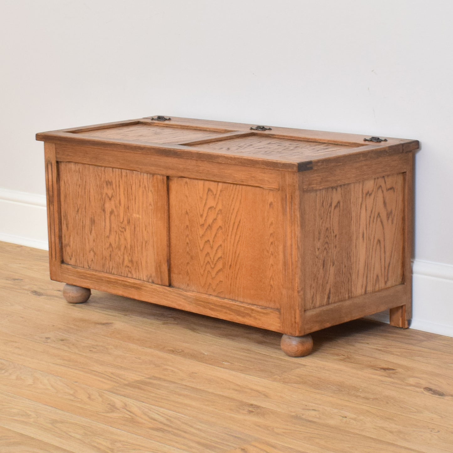 Restored Oak Blanket Box