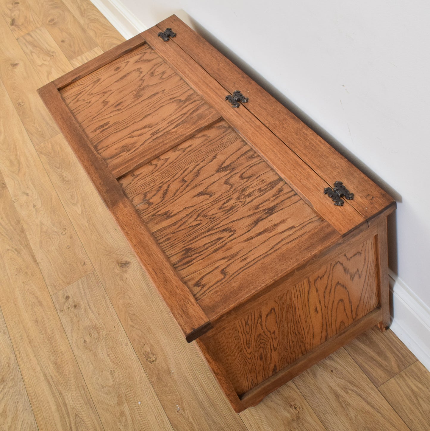 Restored Oak Blanket Box