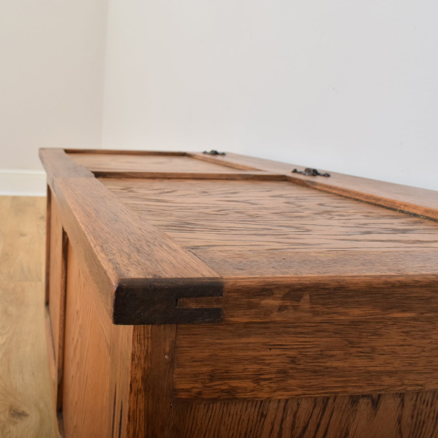 Restored Oak Blanket Box
