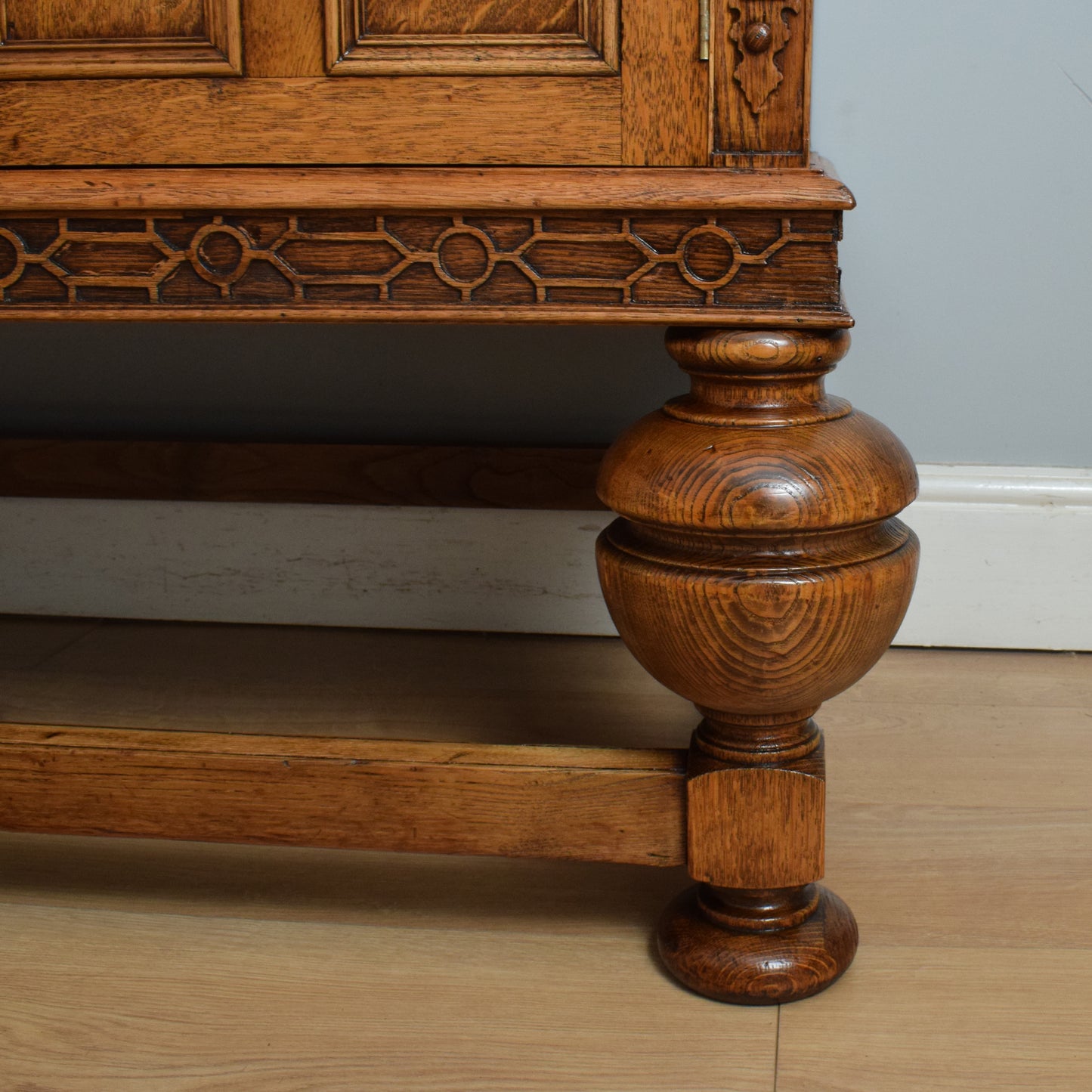 Large Carved Oak Sideboard