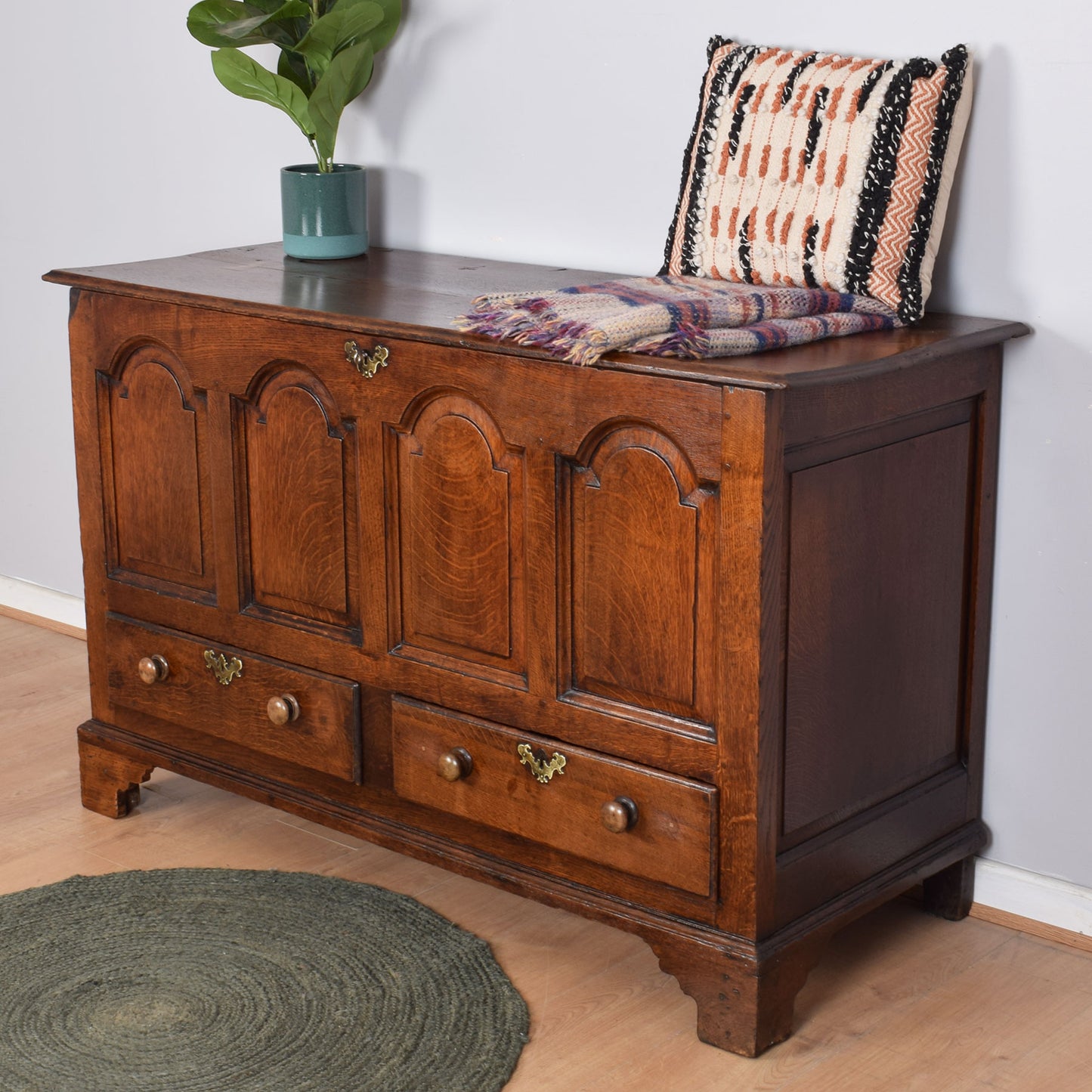 Restored 18th Century Trunk