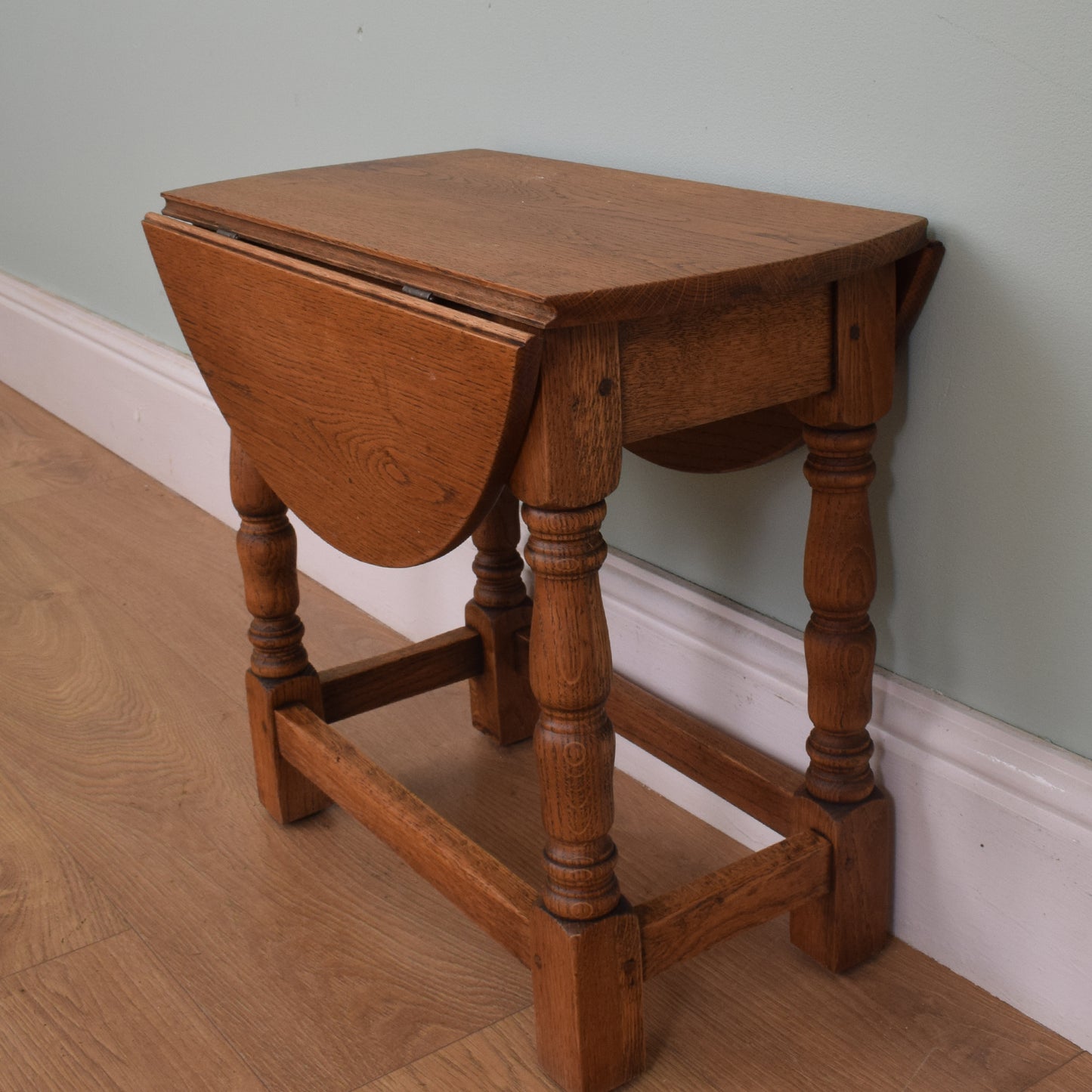 Small Oak Drop Leaf Table