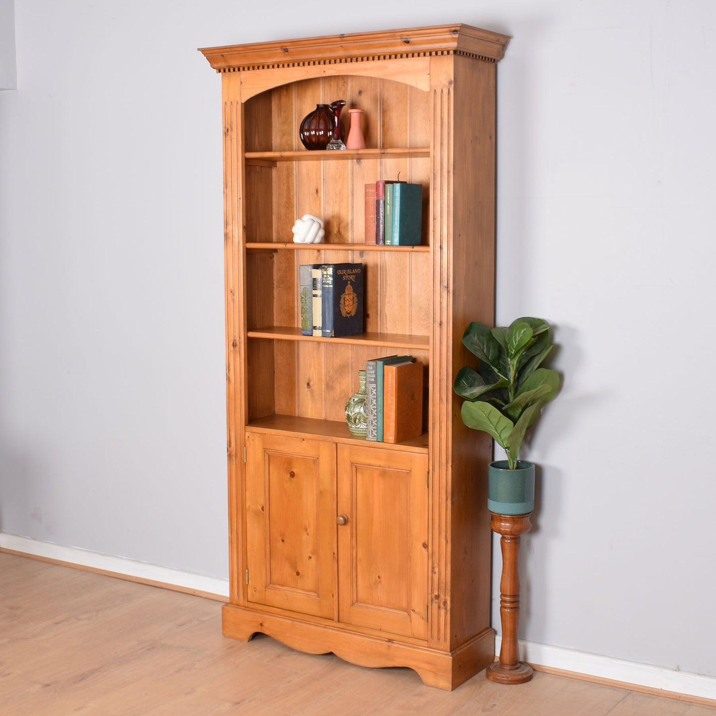 Restored Pine Bookcase