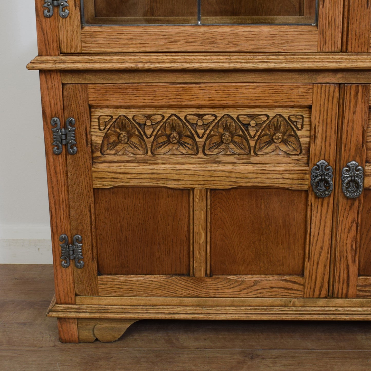 Restored Old Charm Glazed Cabinet