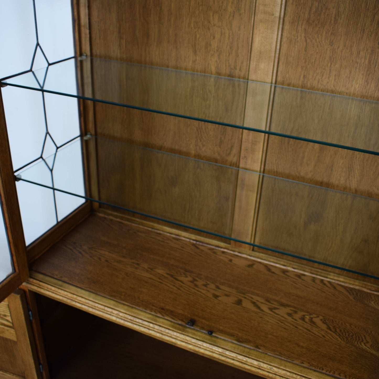 Restored Old Charm Glazed Cabinet