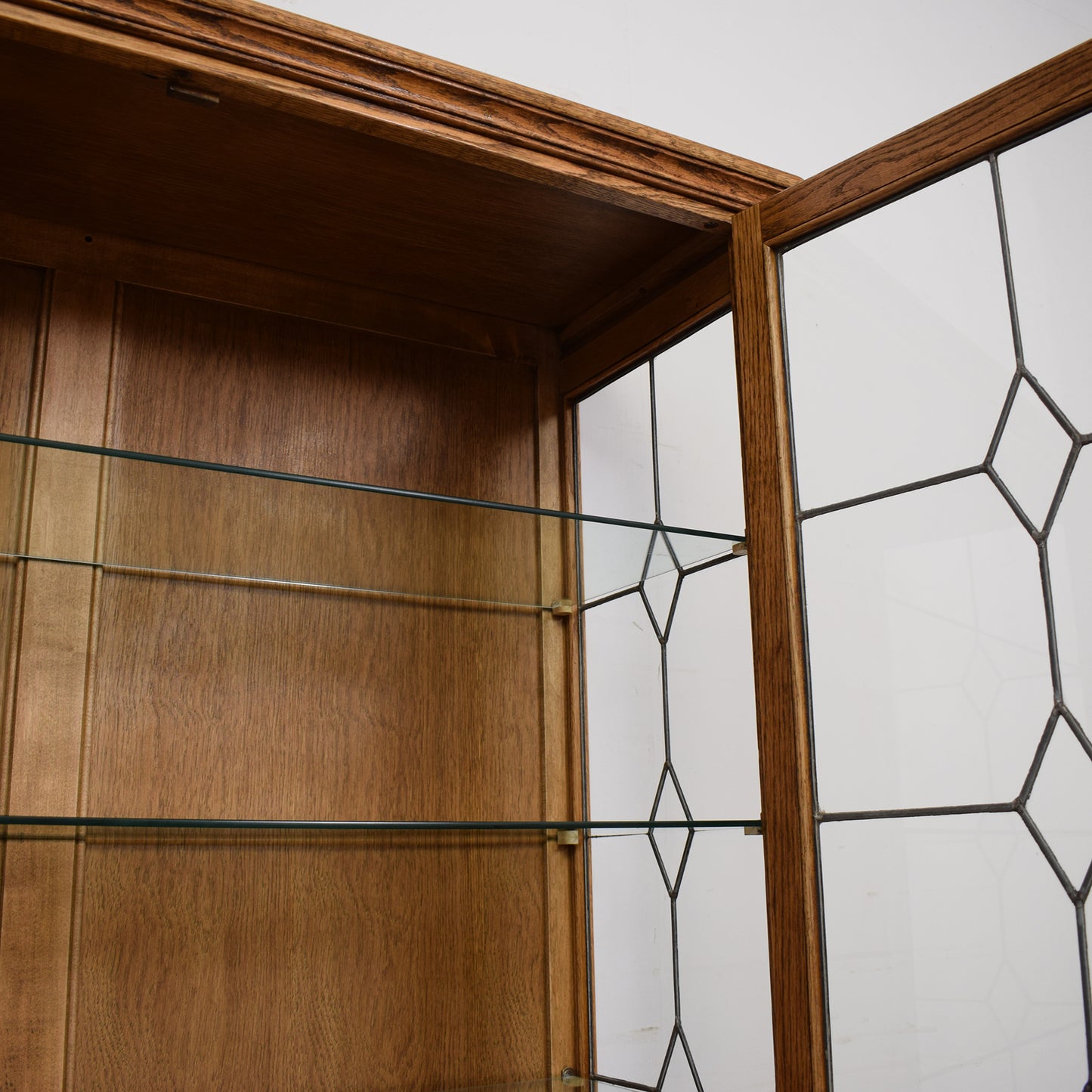 Restored Old Charm Glazed Cabinet