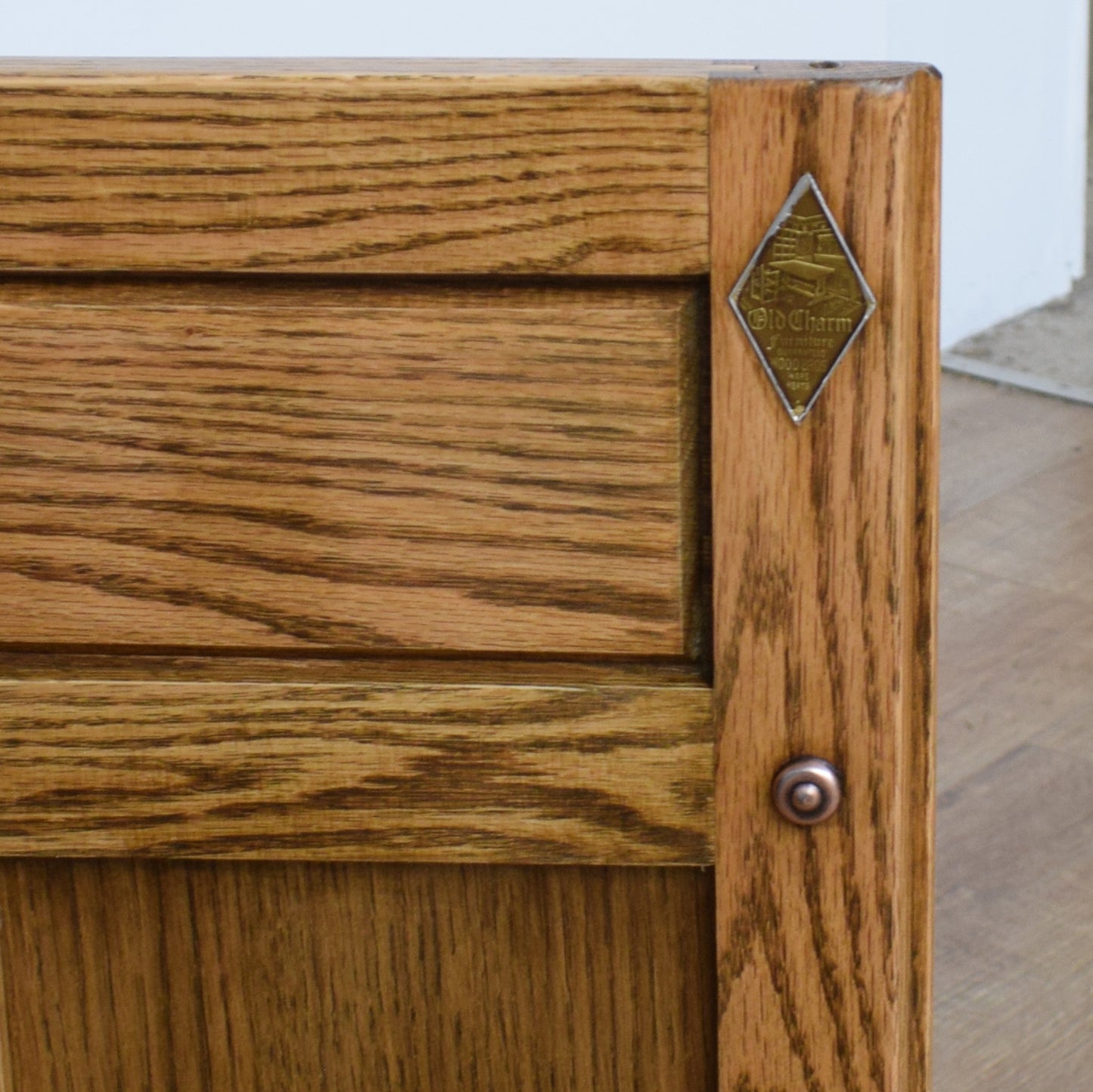 Restored Old Charm Glazed Cabinet
