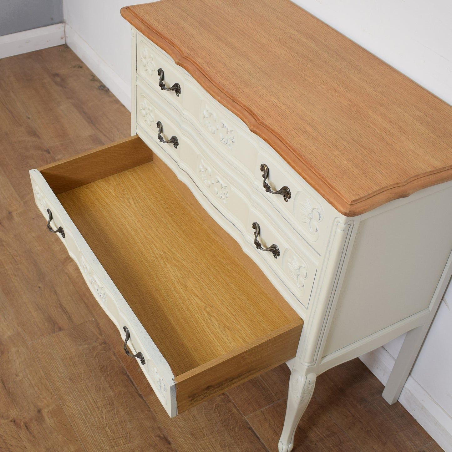 Painted French Chest Of Drawers