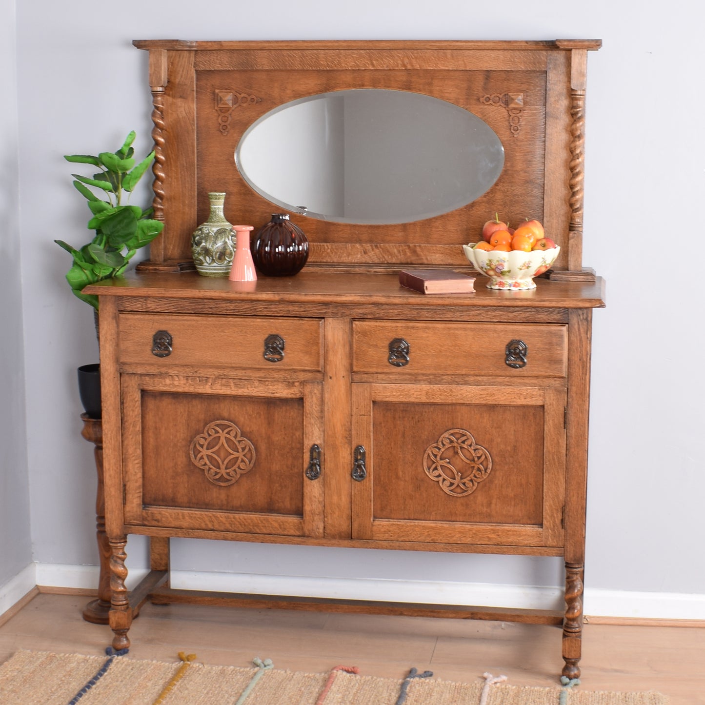 Large Mirrored Sideboard